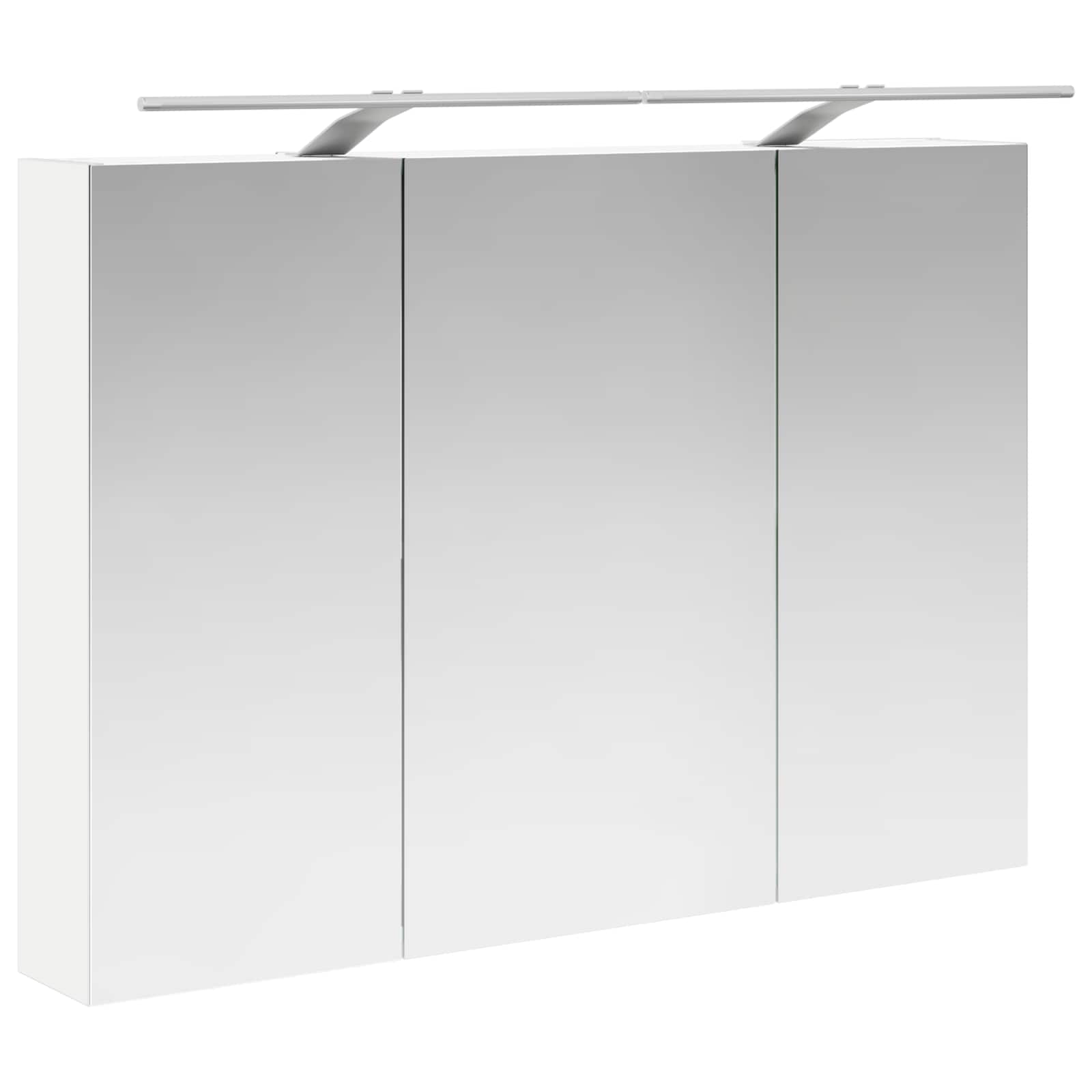 Badezimmerschrank-Set 4 pcs Weiß 100 x 14,5 x 70 cm