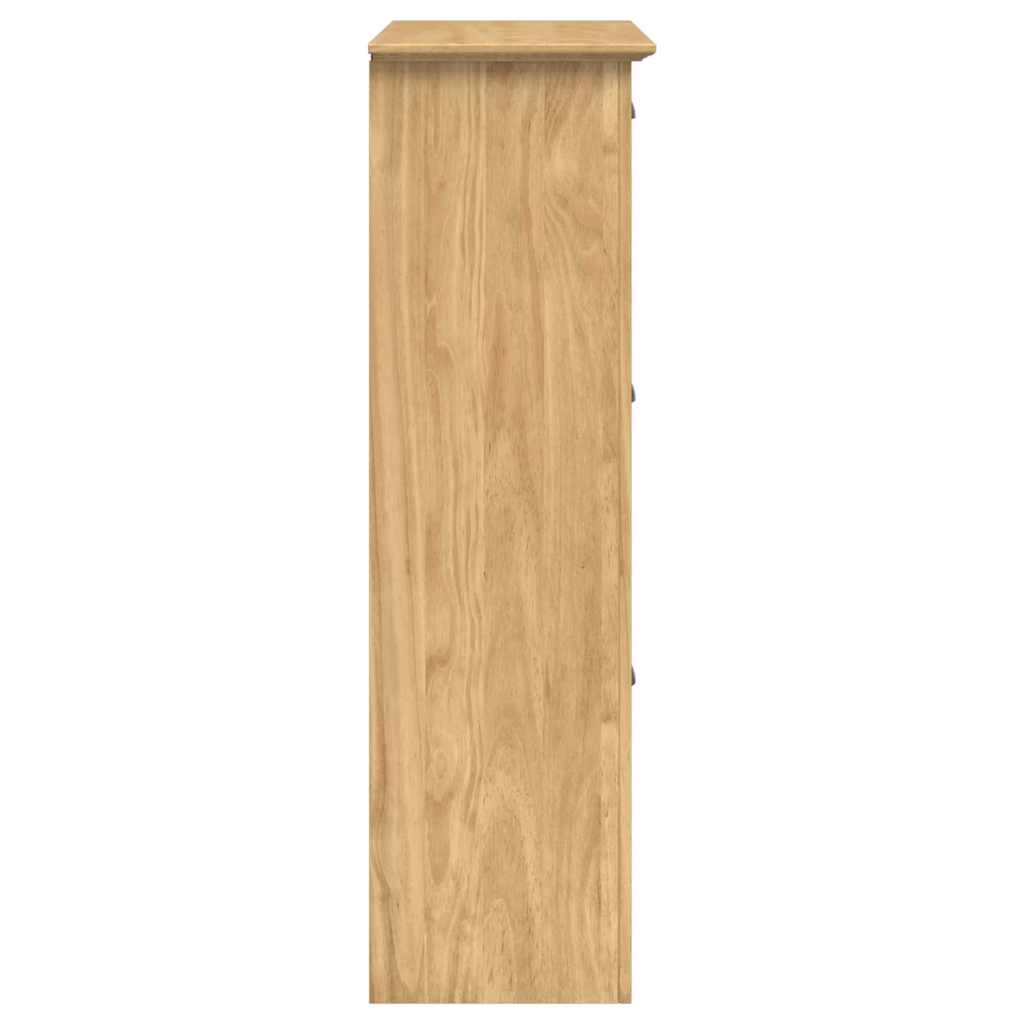 Schuhregal BODO Honigbraun 80 x 35 x 118 cm Holzwerkstoff