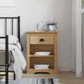 Nachttisch BODO Honigbraun 53 x 38,5 x 67 cm Holzwerkstoff