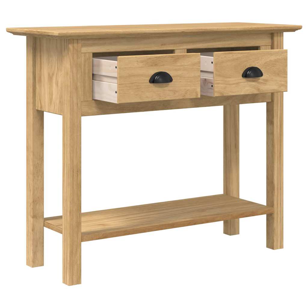 Konsolentisch BODO Honigbraun 91 x 34,7 x 74 cm Holzwerkstoff
