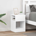 Beistelltisch 2 pcs Weiß 30,5 x 30 x 45 cm Holzwerkstoff