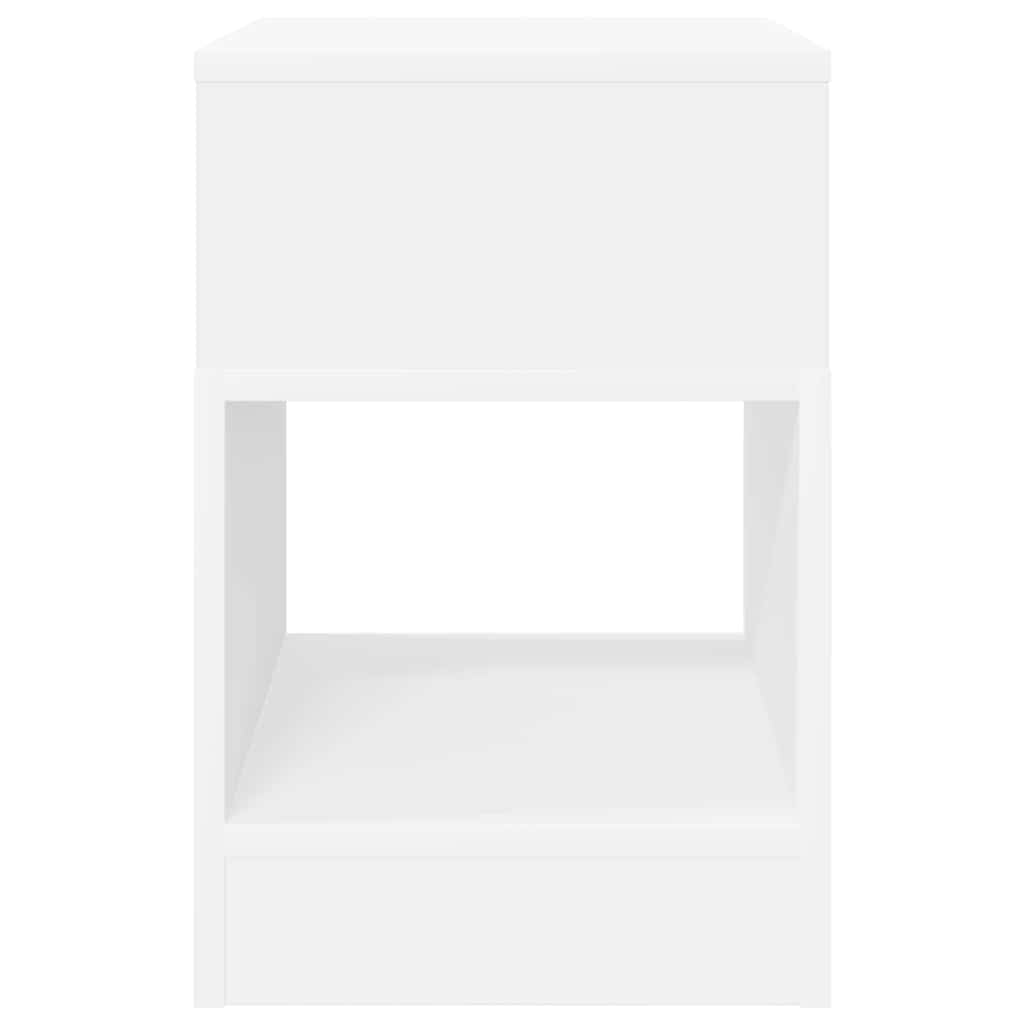 Beistelltisch 2 pcs Weiß 30,5 x 30 x 45 cm Holzwerkstoff