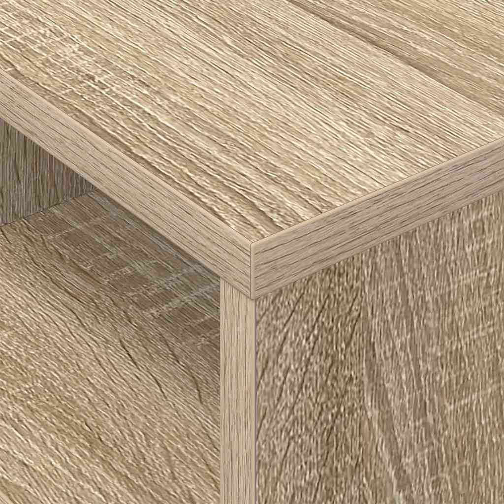 Beistelltisch 2 pcs Sonoma-Eiche 30,5 x 30 x 45 cm
