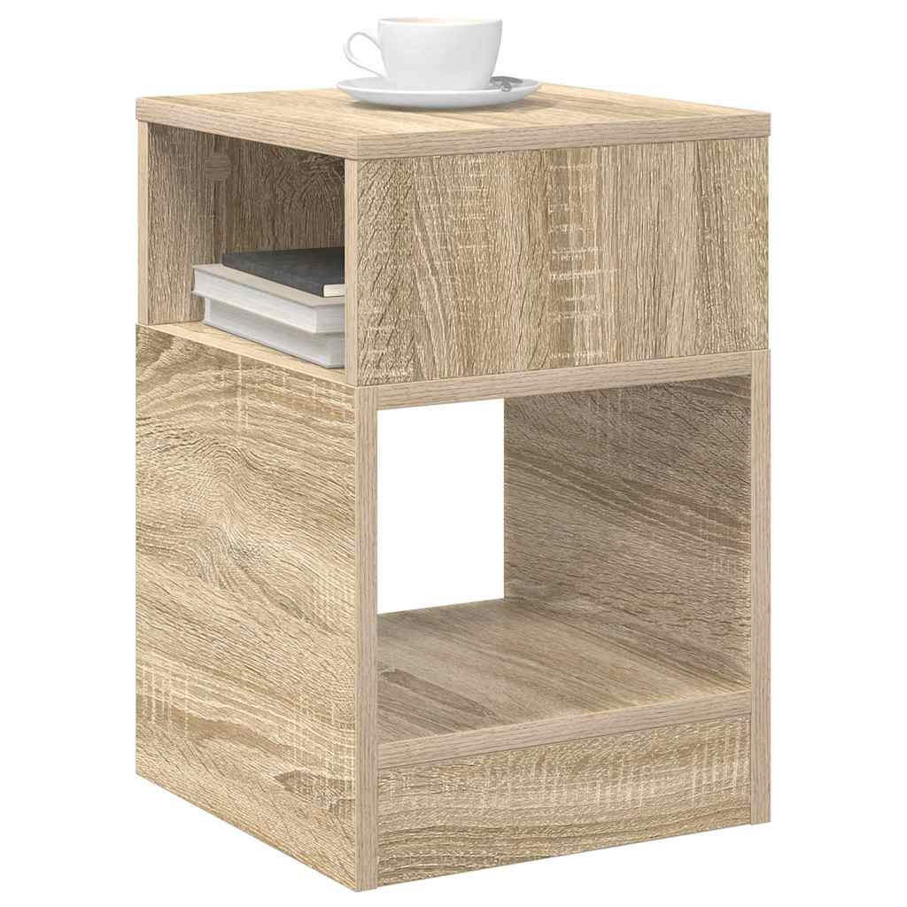 Beistelltisch 2 pcs Sonoma-Eiche 30,5 x 30 x 45 cm