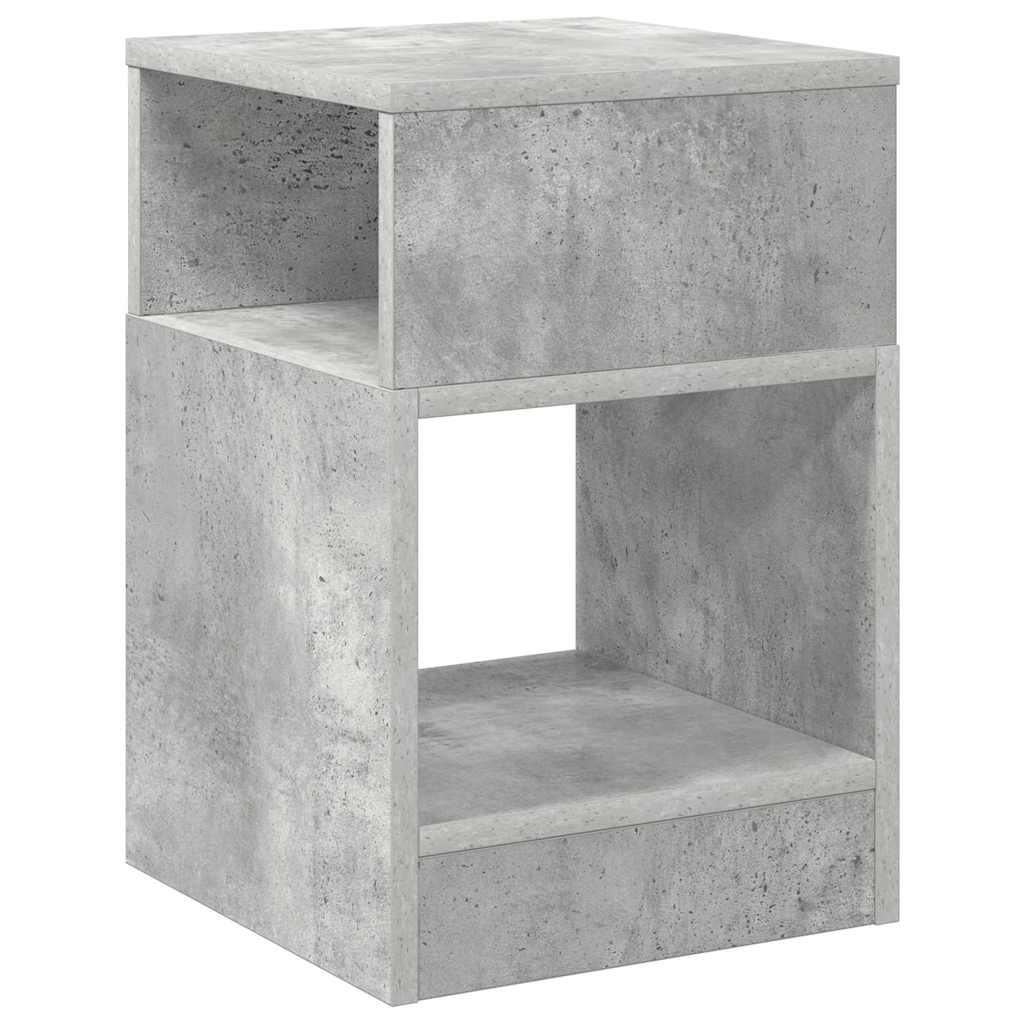 Beistelltisch Beton Grau 30,5 x 30 x 45 cm Holzwerkstoff
