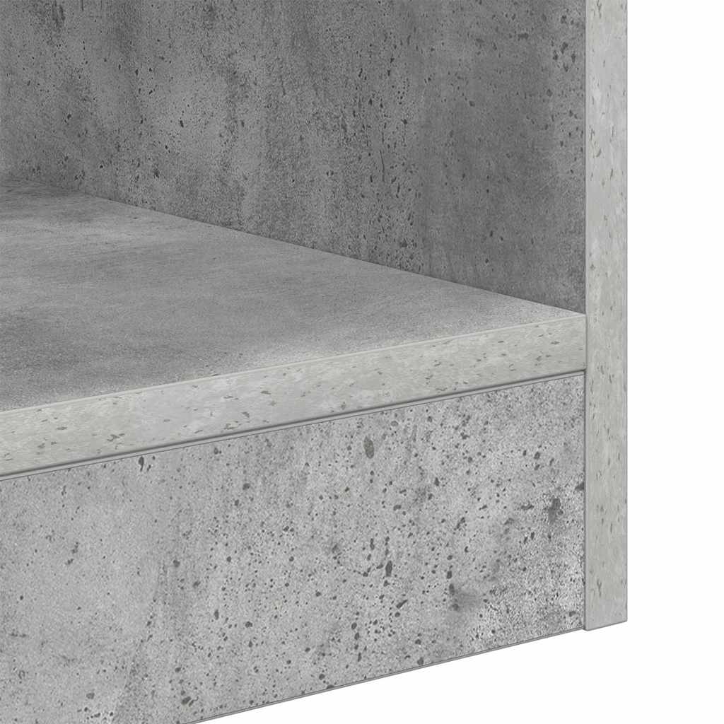 Beistelltisch 2 pcs Beton Grau 30,5 x 30 x 45 cm Holzwerkstoff