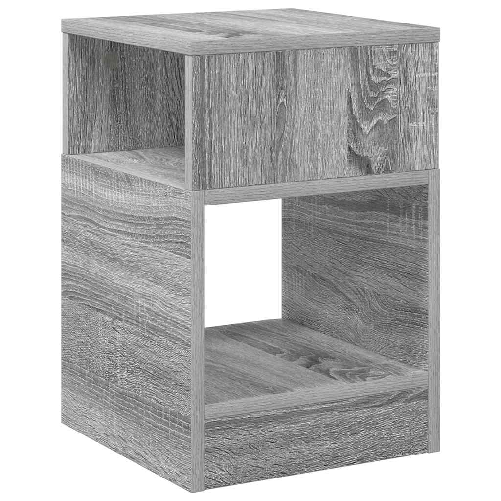Beistelltisch 2 pcs Graues Sonoma 30,5 x 30 x 45 cm
