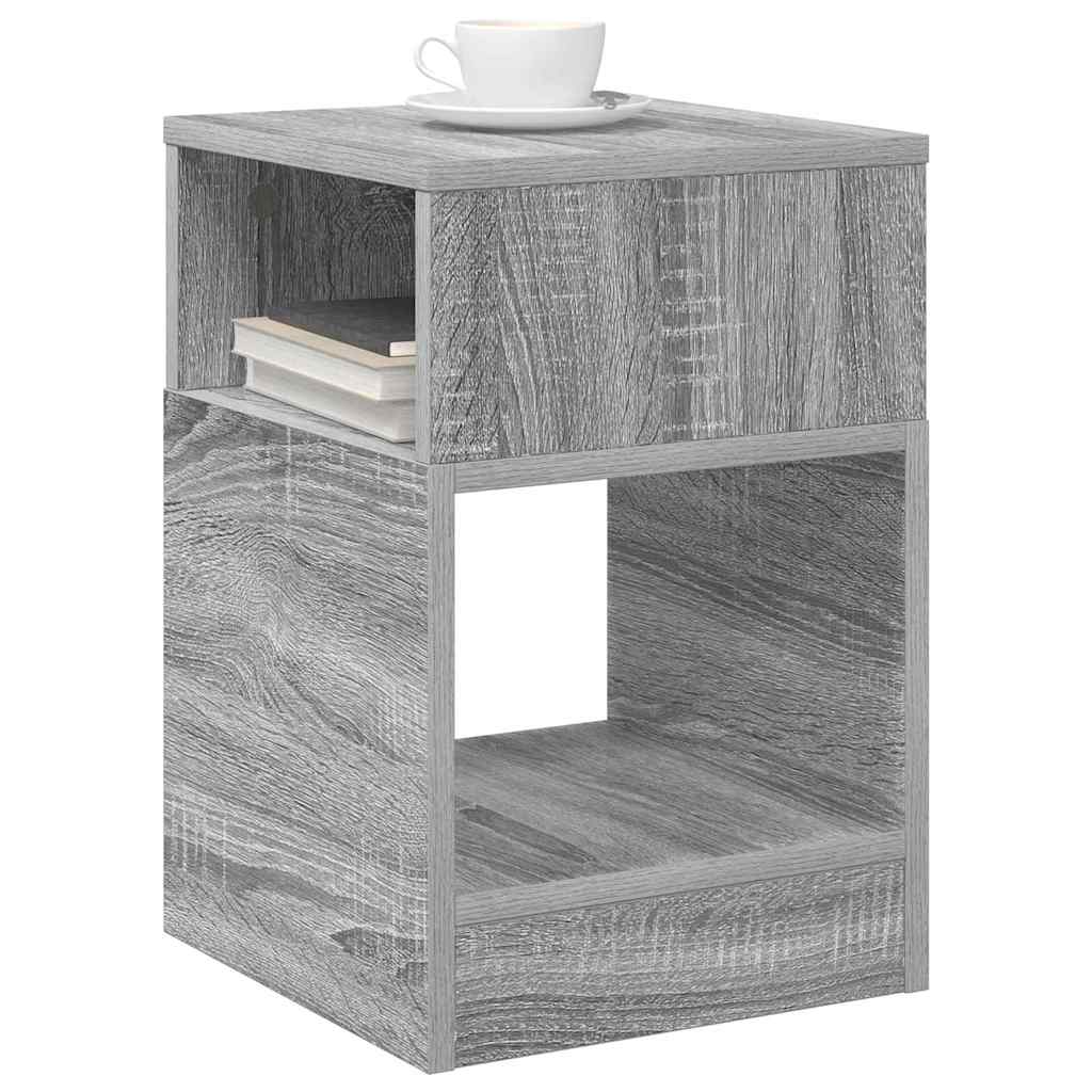 Beistelltisch 2 pcs Graues Sonoma 30,5 x 30 x 45 cm