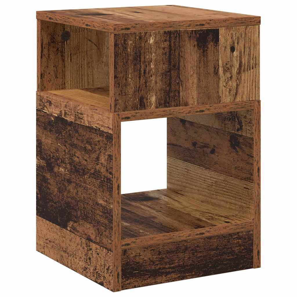 Beistelltisch Altholz 30,5 x 30 x 45 cm Holzwerkstoff