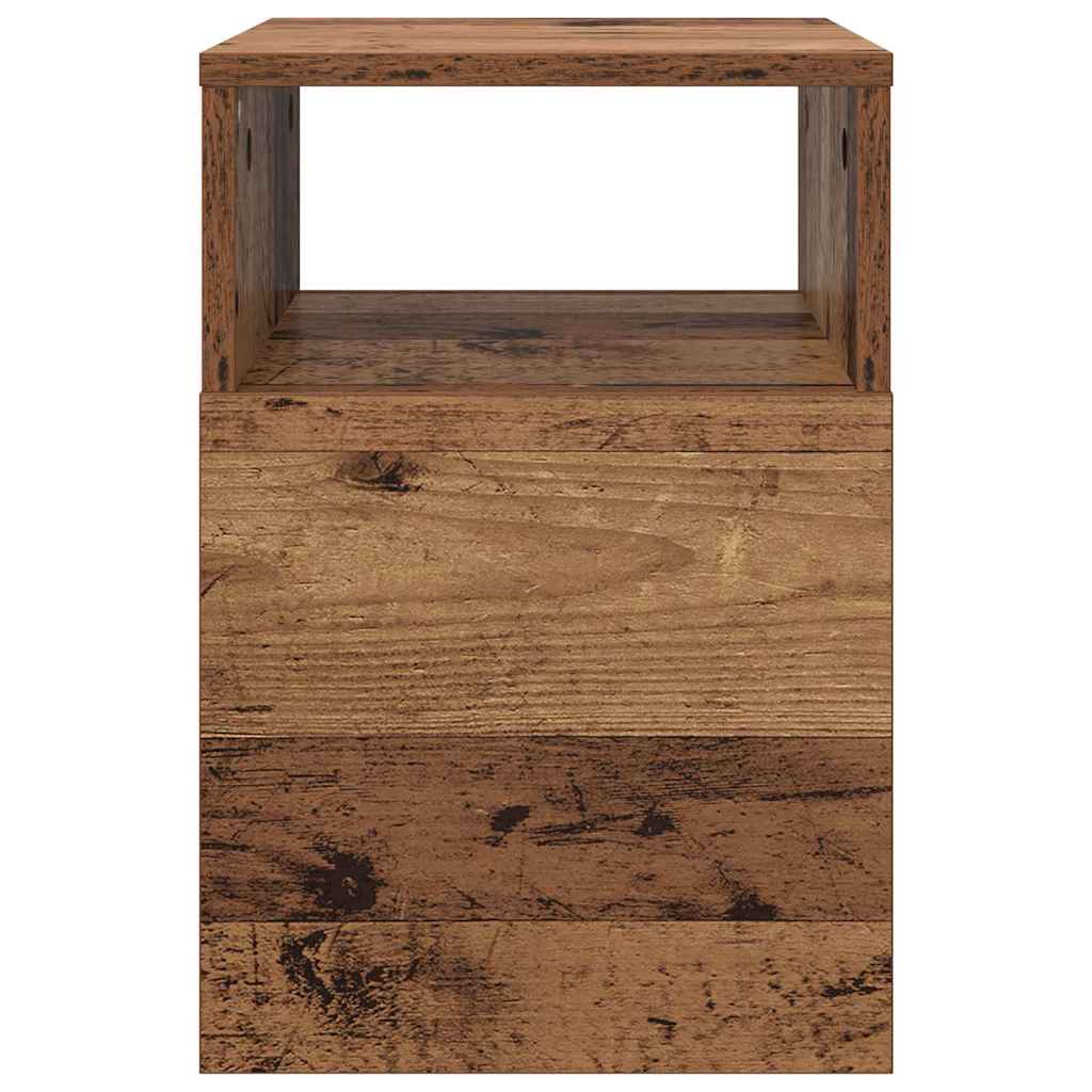Beistelltisch Altholz 30,5 x 30 x 45 cm Holzwerkstoff