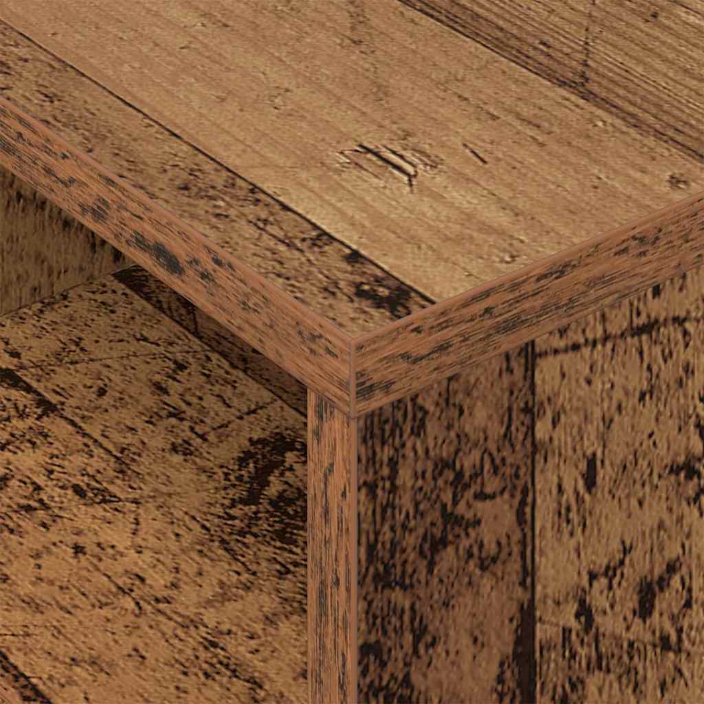 Beistelltisch 2 pcs Altholz 30,5 x 30 x 45 cm Holzwerkstoff