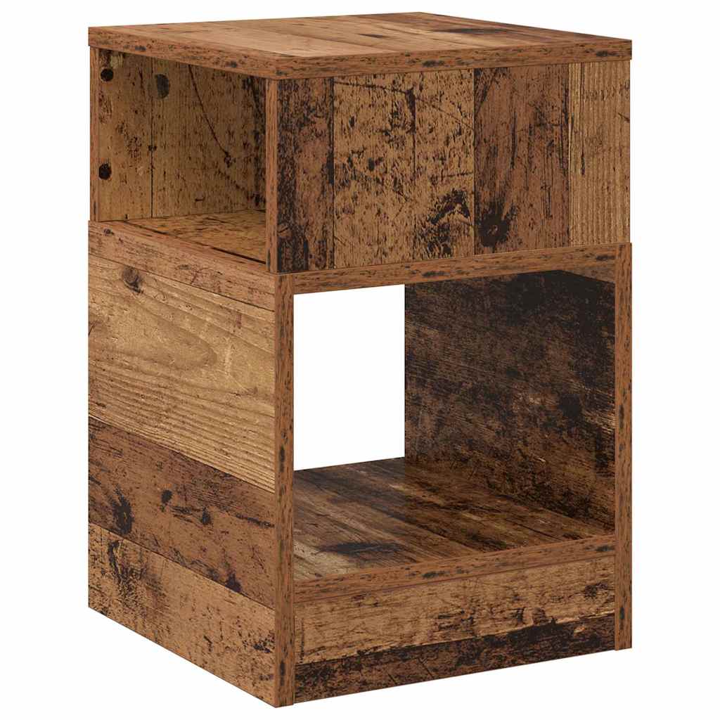 Beistelltisch 2 pcs Altholz 30,5 x 30 x 45 cm Holzwerkstoff