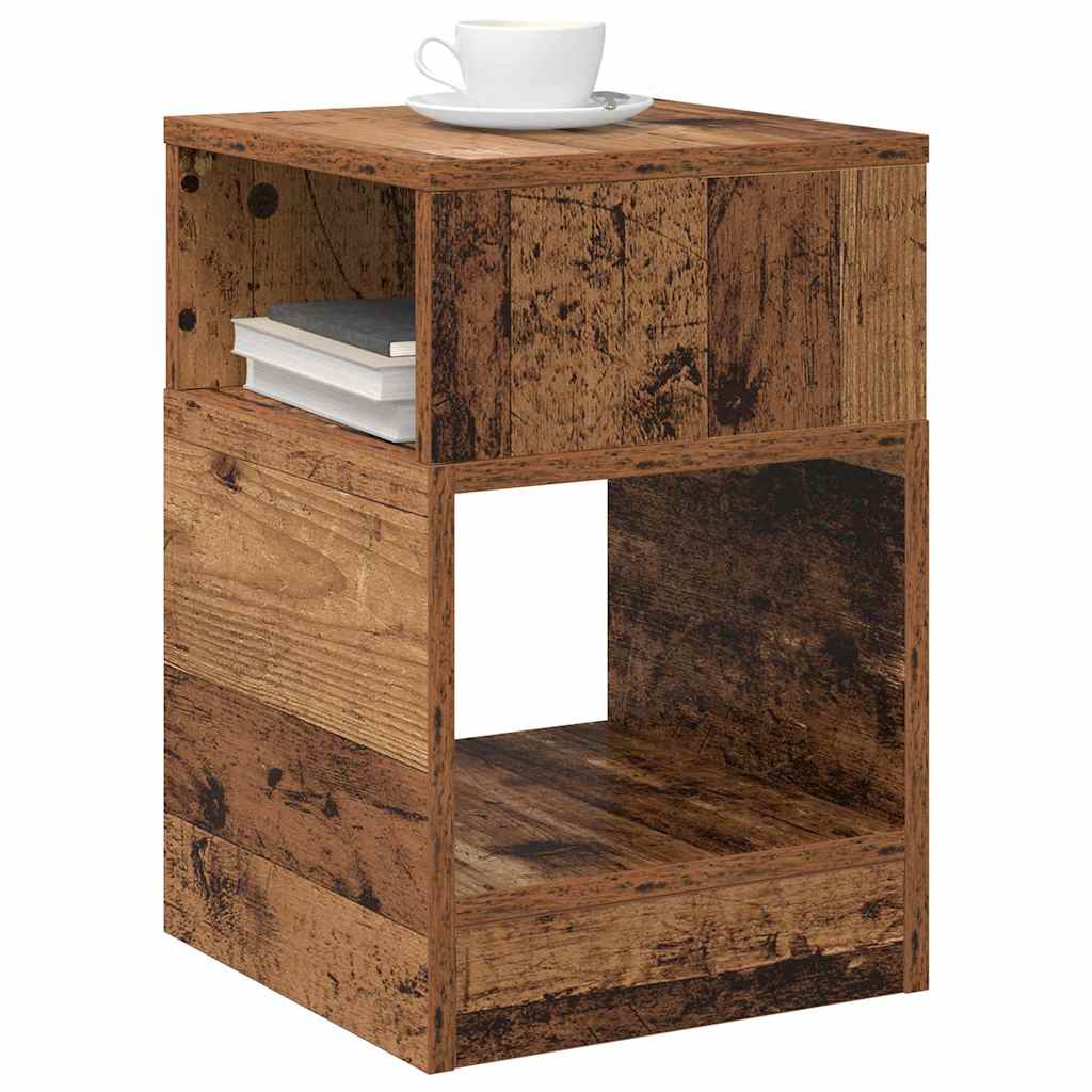 Beistelltisch 2 pcs Altholz 30,5 x 30 x 45 cm Holzwerkstoff