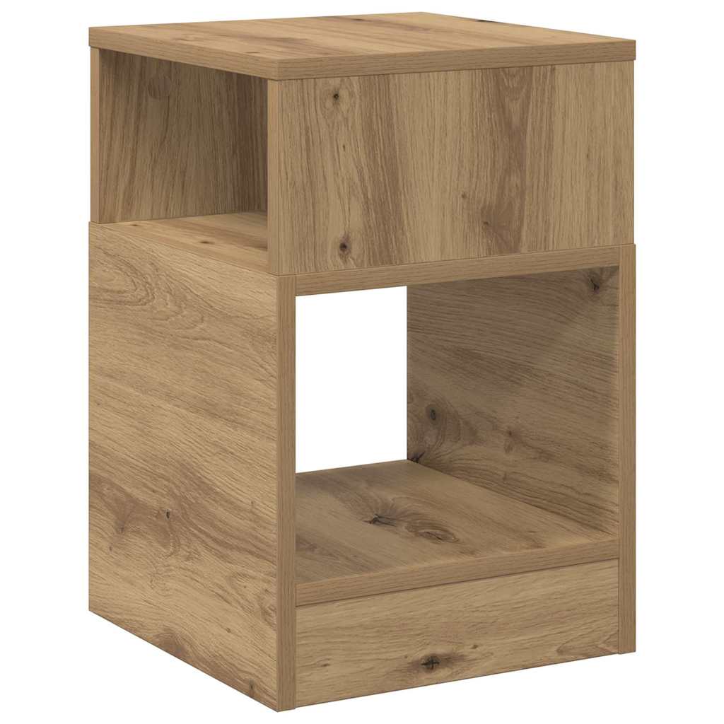 Beistelltisch 2 pcs Artisan-Eiche 30,5 x 30 x 45 cm