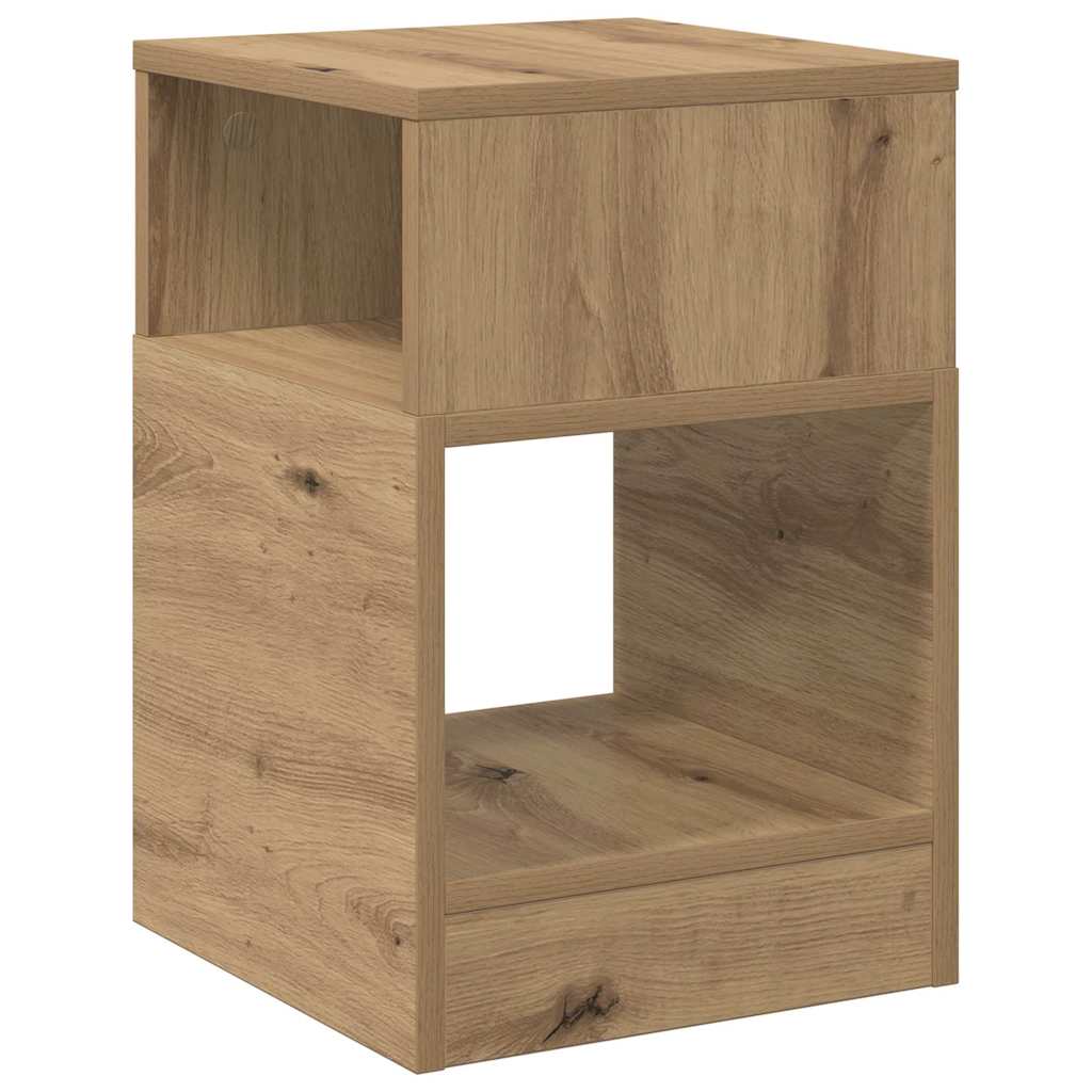Beistelltisch 2 pcs Artisan-Eiche 30,5 x 30 x 45 cm