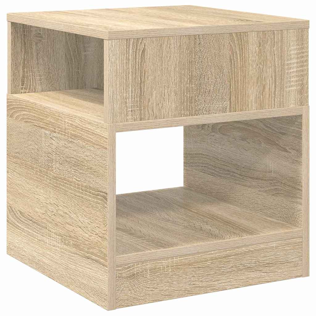 Beistelltisch 2 pcs Sonoma-Eiche 40,5 x 40 x 45 cm
