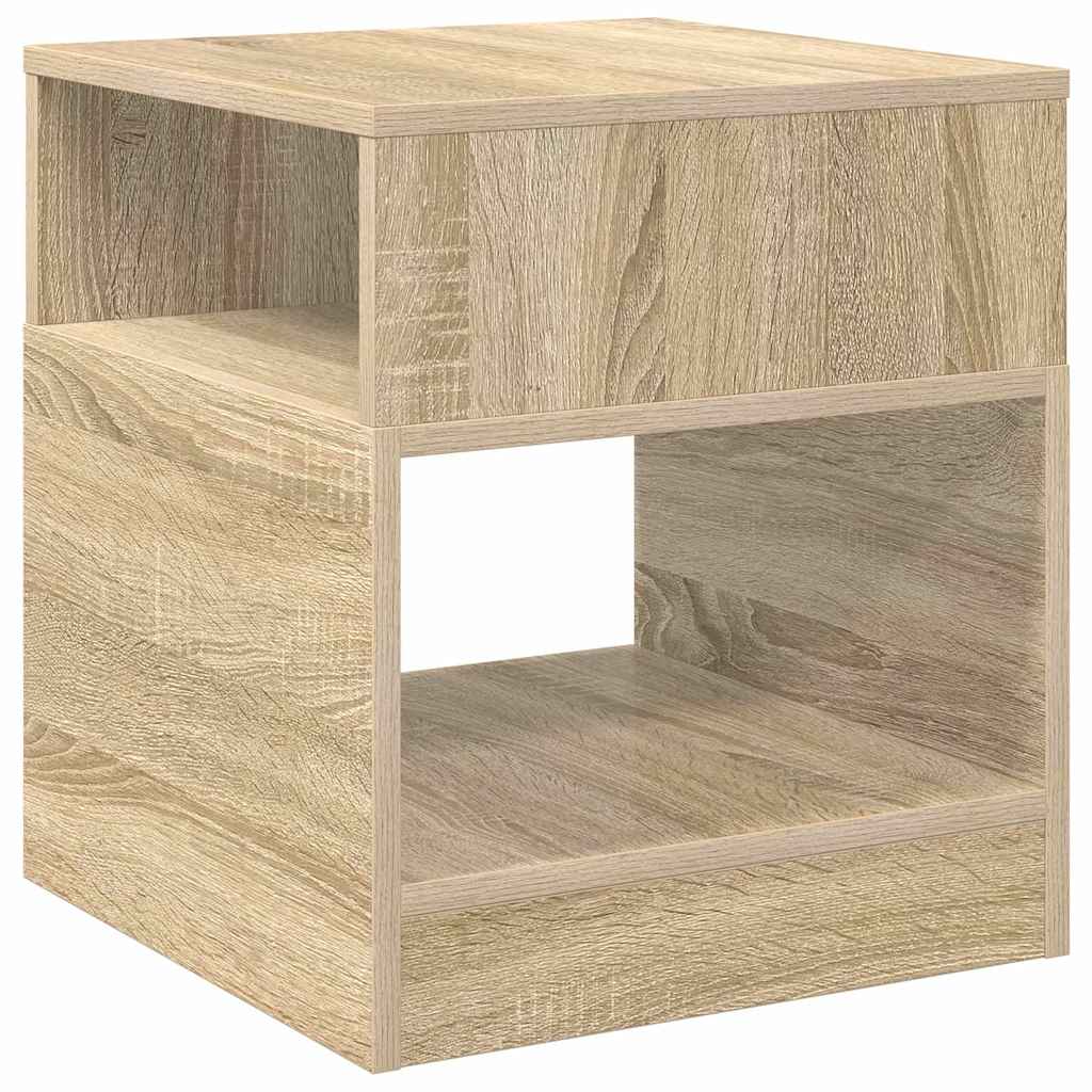 Beistelltisch 2 pcs Sonoma-Eiche 40,5 x 40 x 45 cm