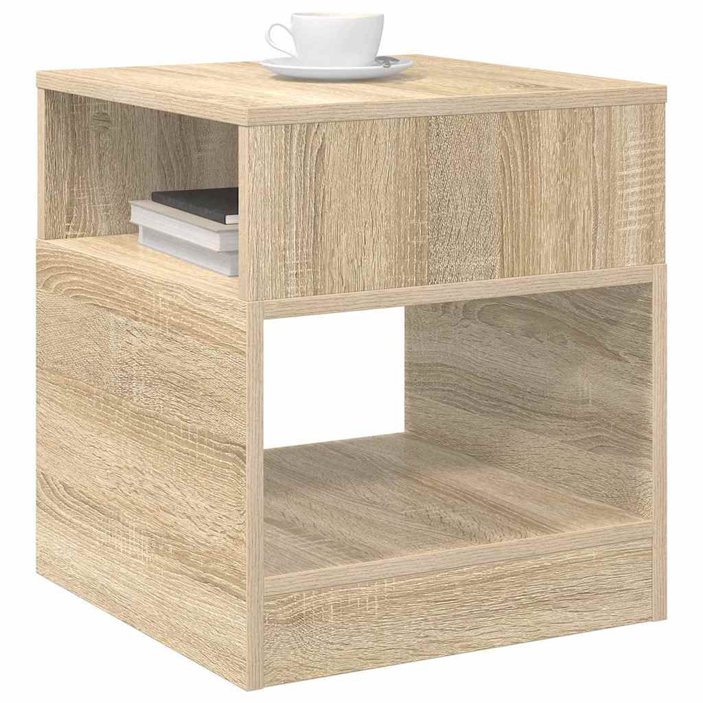 Beistelltisch 2 pcs Sonoma-Eiche 40,5 x 40 x 45 cm