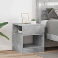 Beistelltisch 2 pcs Beton Grau 40,5 x 40 x 45 cm Holzwerkstoff