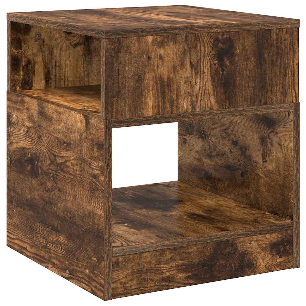 Beistelltisch Geräucherte Eiche 40,5 x 40 x 45 cm Holzwerkstoff