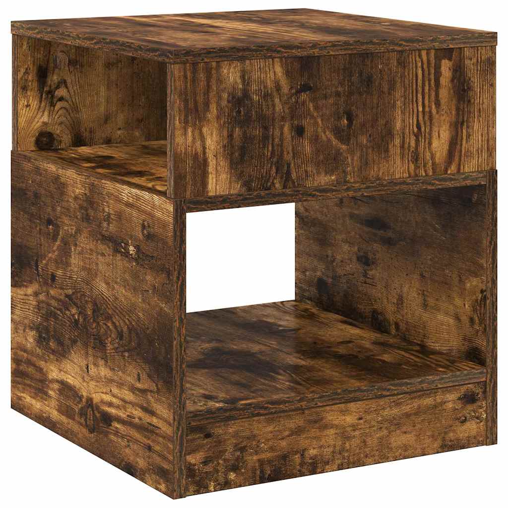 Beistelltisch 2 pcs Geräucherte Eiche 40,5 x 40 x 45 cm