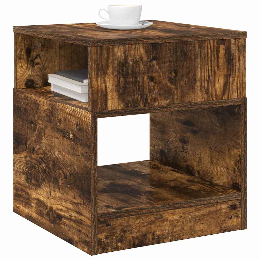 Beistelltisch 2 pcs Geräucherte Eiche 40,5 x 40 x 45 cm
