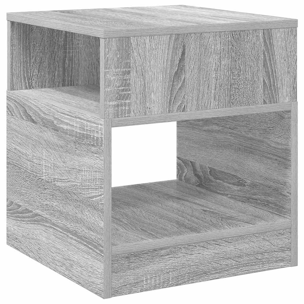 Beistelltisch Graues Sonoma 40,5 x 40 x 45 cm Holzwerkstoff