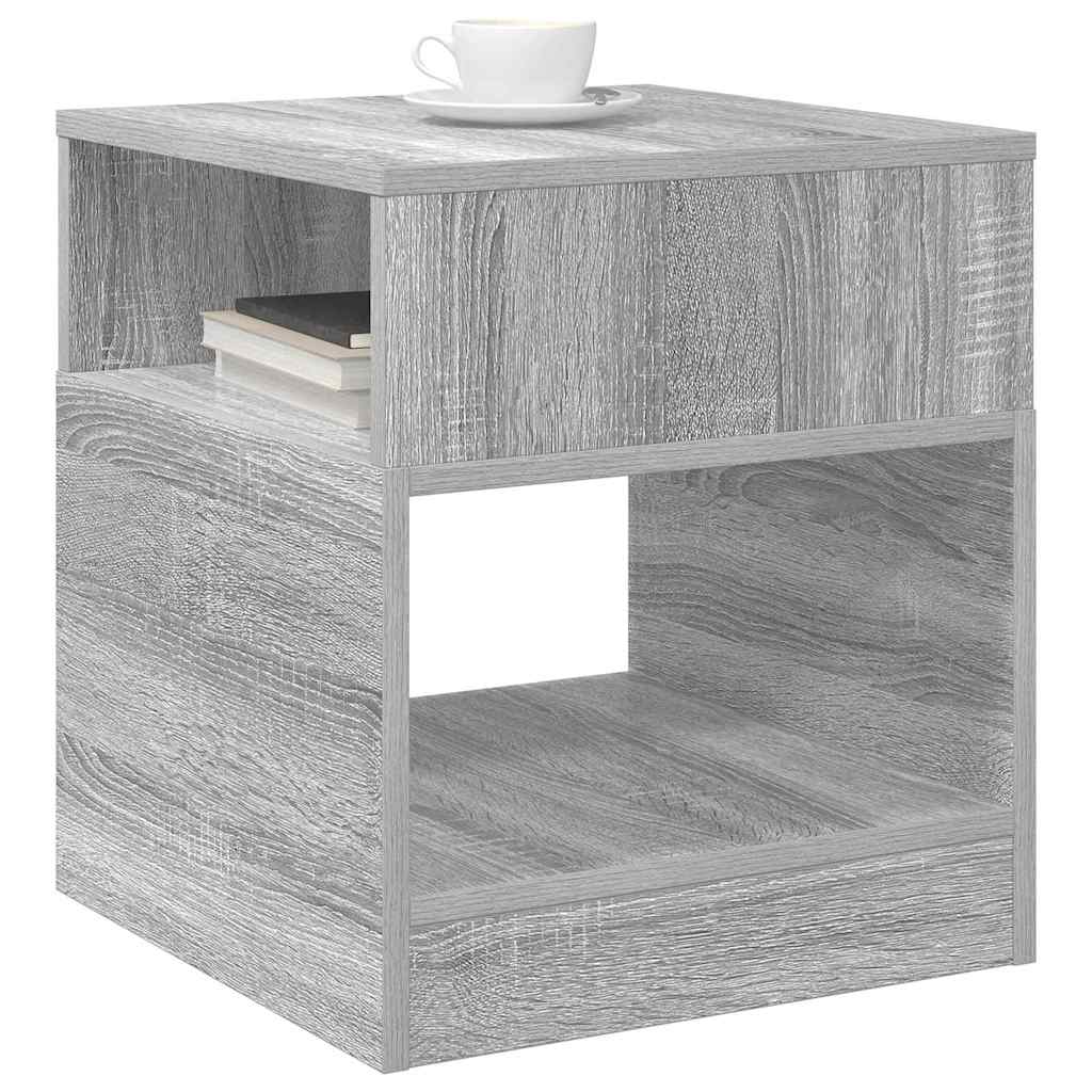 Beistelltisch Graues Sonoma 40,5 x 40 x 45 cm Holzwerkstoff