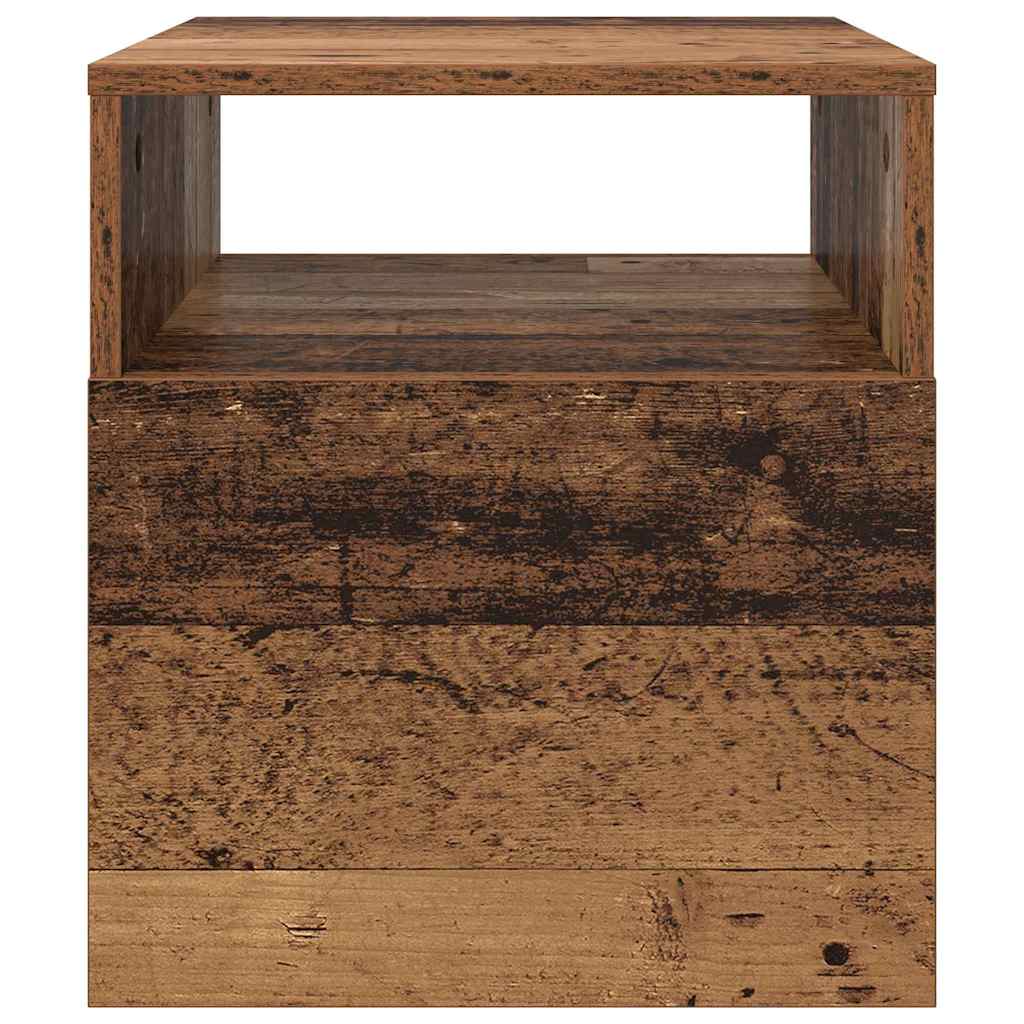 Beistelltisch 2 pcs Altholz 40,5 x 40 x 45 cm Holzwerkstoff