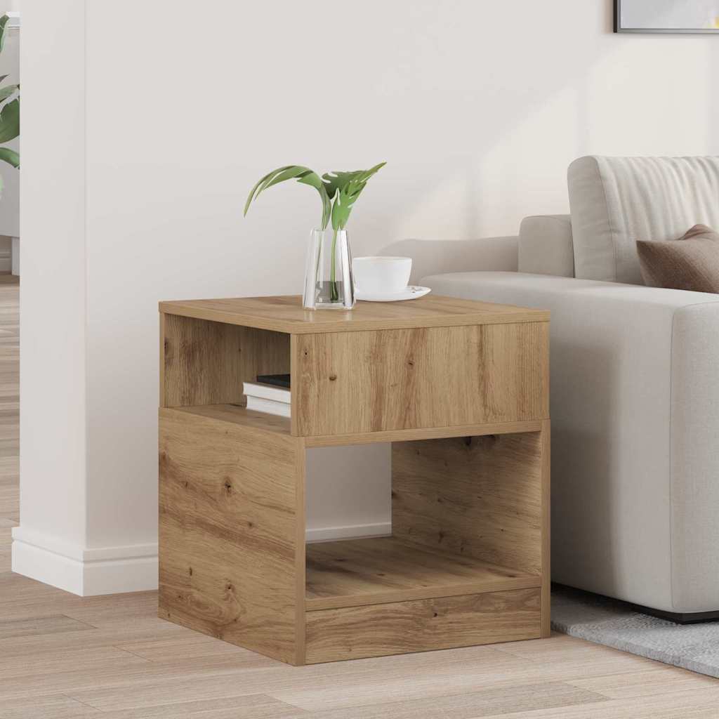 Beistelltisch Artisan-Eiche 40,5 x 40 x 45 cm Holzwerkstoff