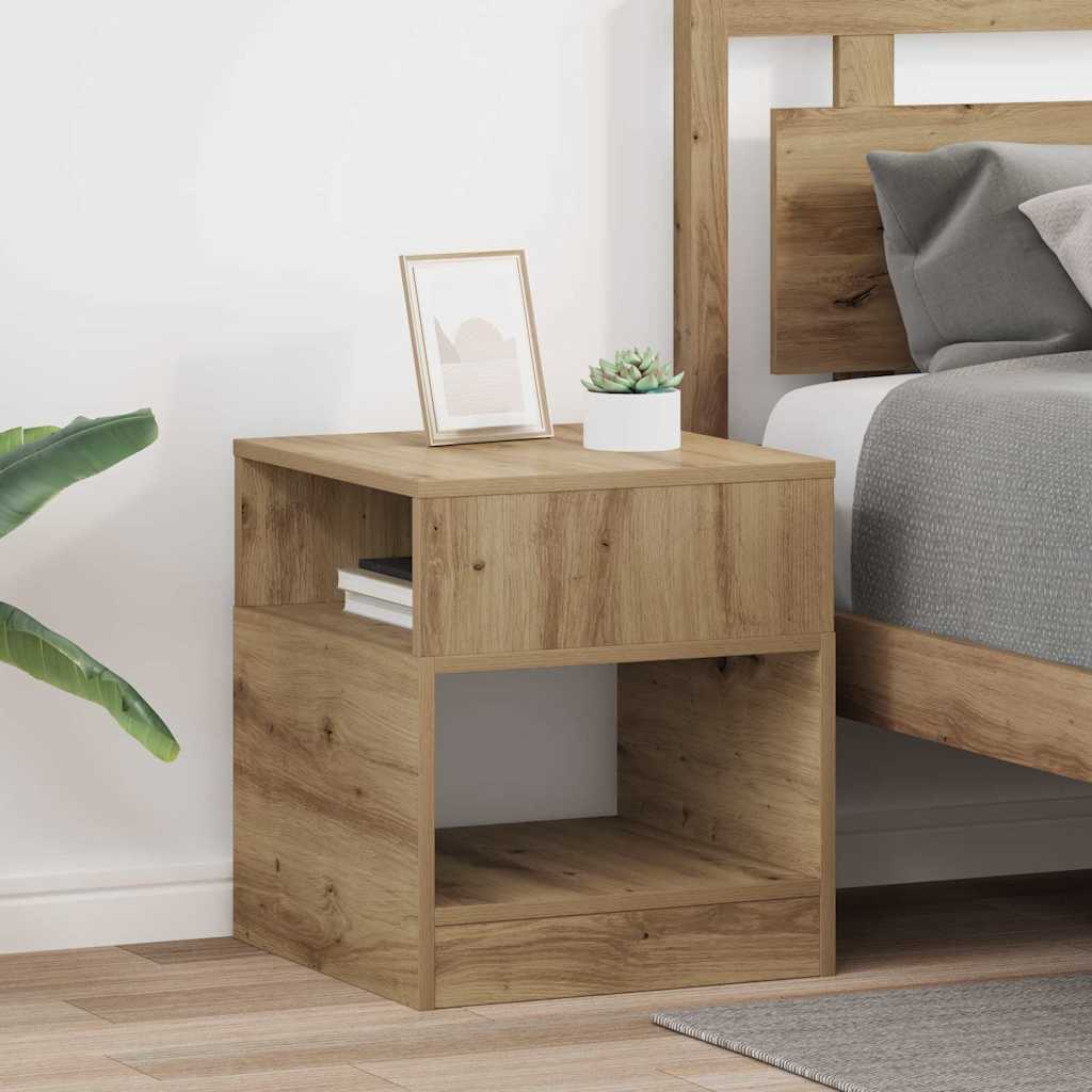 Beistelltisch 2 pcs Artisan-Eiche 40,5 x 40 x 45 cm