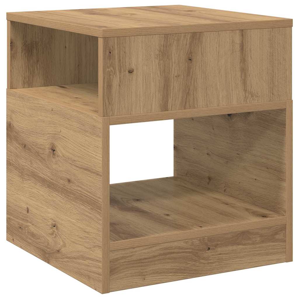 Beistelltisch 2 pcs Artisan-Eiche 40,5 x 40 x 45 cm