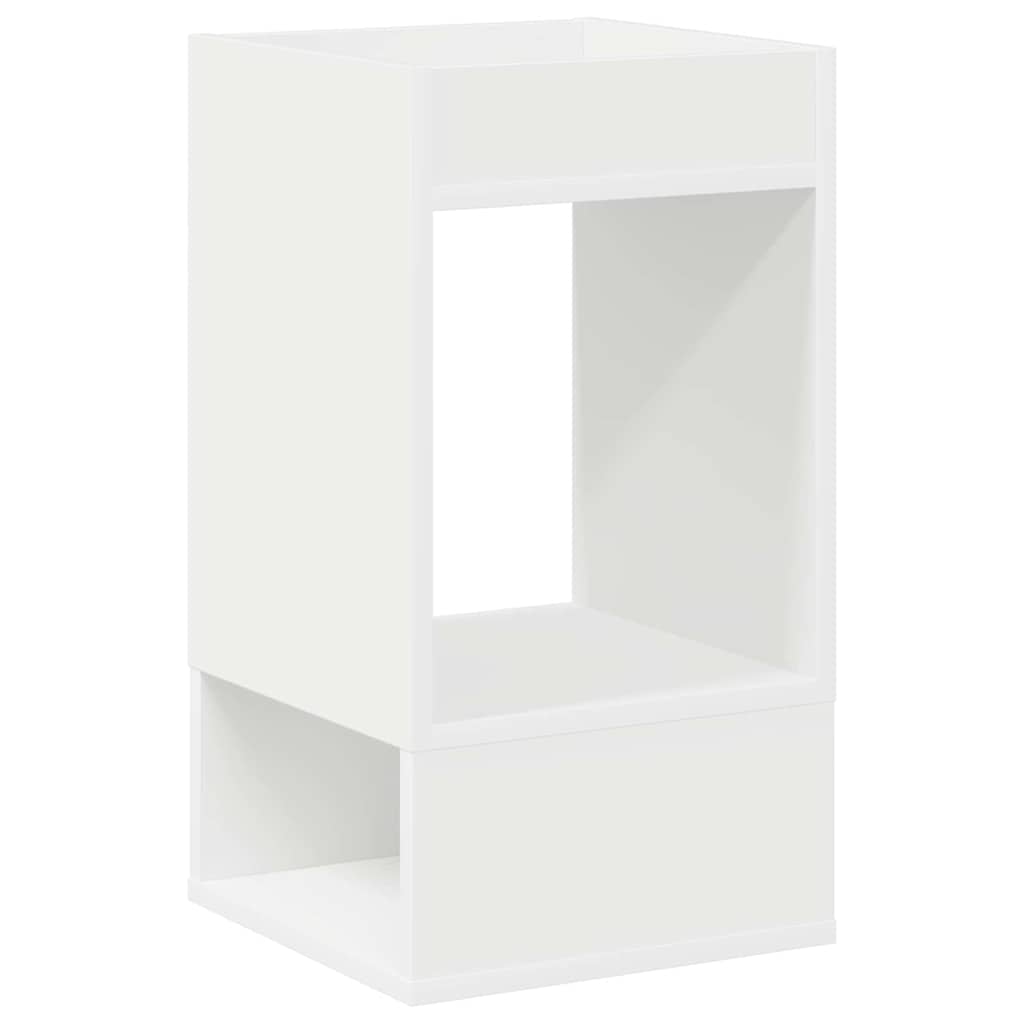 Beistelltisch Weiß 30 x 30 x 56 cm Holzwerkstoff