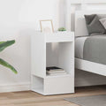 Beistelltisch 2 pcs Weiß 30 x 30 x 56 cm Holzwerkstoff