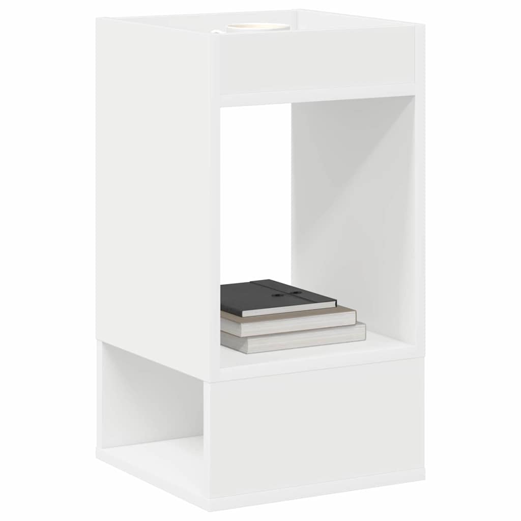 Beistelltisch 2 pcs Weiß 30 x 30 x 56 cm Holzwerkstoff