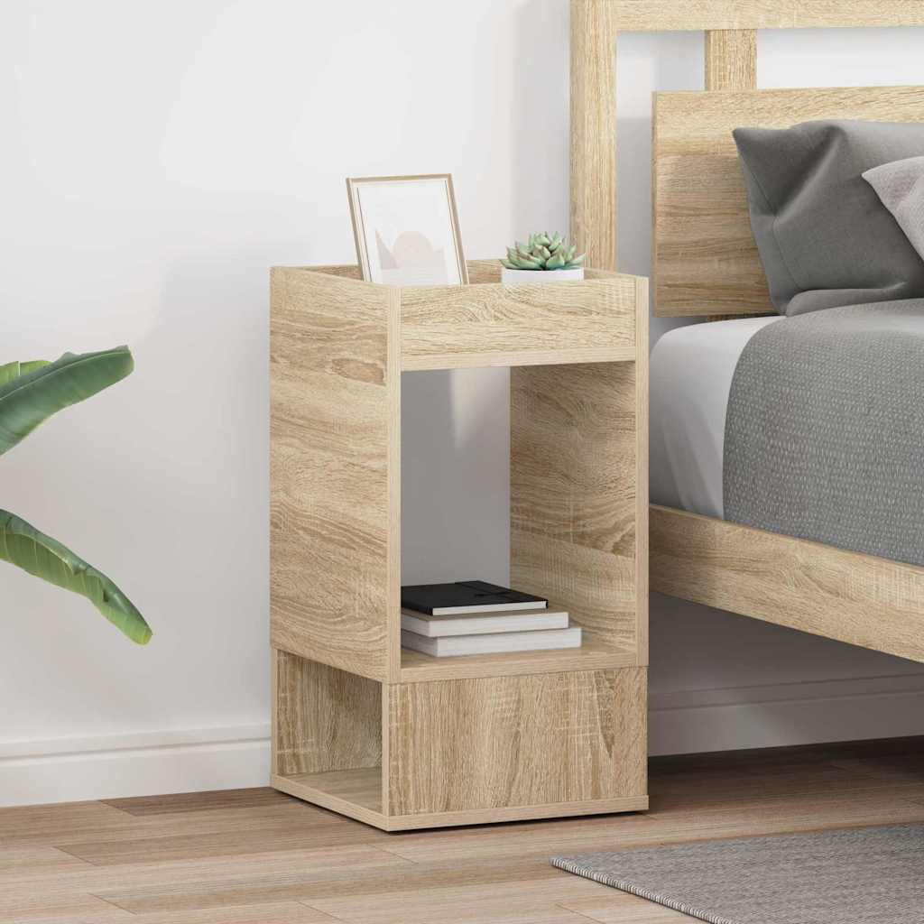 Beistelltisch 2 pcs Sonoma-Eiche 30 x 30 x 56 cm Holzwerkstoff