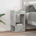 Beistelltisch 2 pcs Beton Grau 30 x 30 x 56 cm Holzwerkstoff