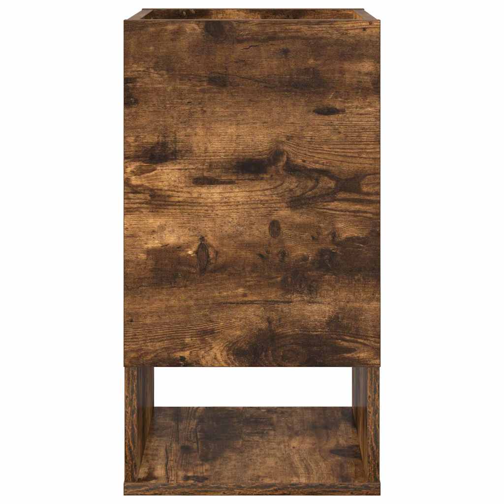 Beistelltisch Geräucherte Eiche 30 x 30 x 56 cm Holzwerkstoff