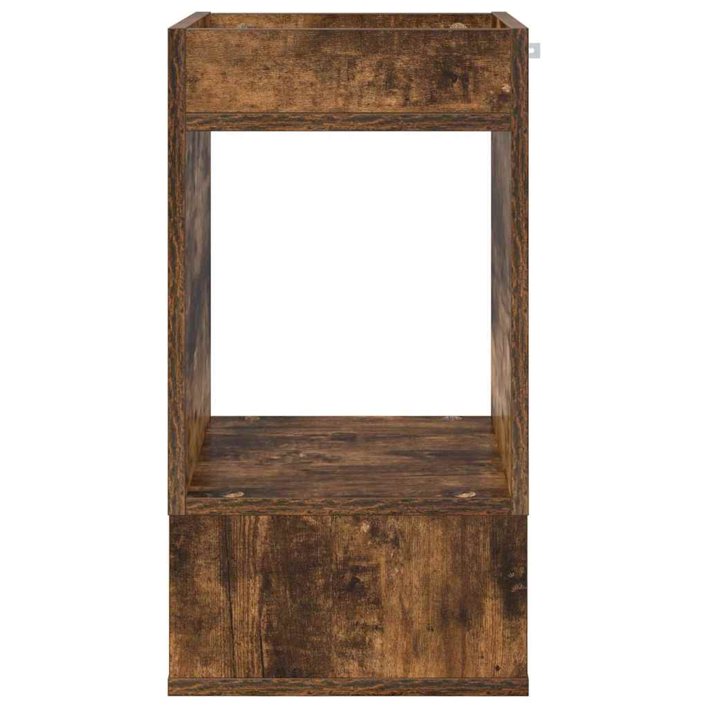 Beistelltisch 2 pcs Geräucherte Eiche 30 x 30 x 56 cm