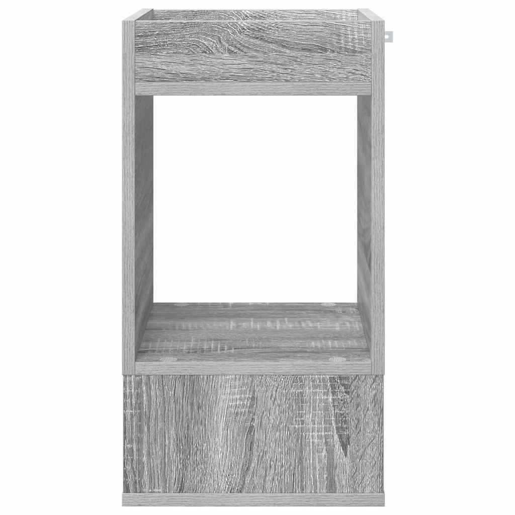 Beistelltisch Graues Sonoma 30 x 30 x 56 cm Holzwerkstoff