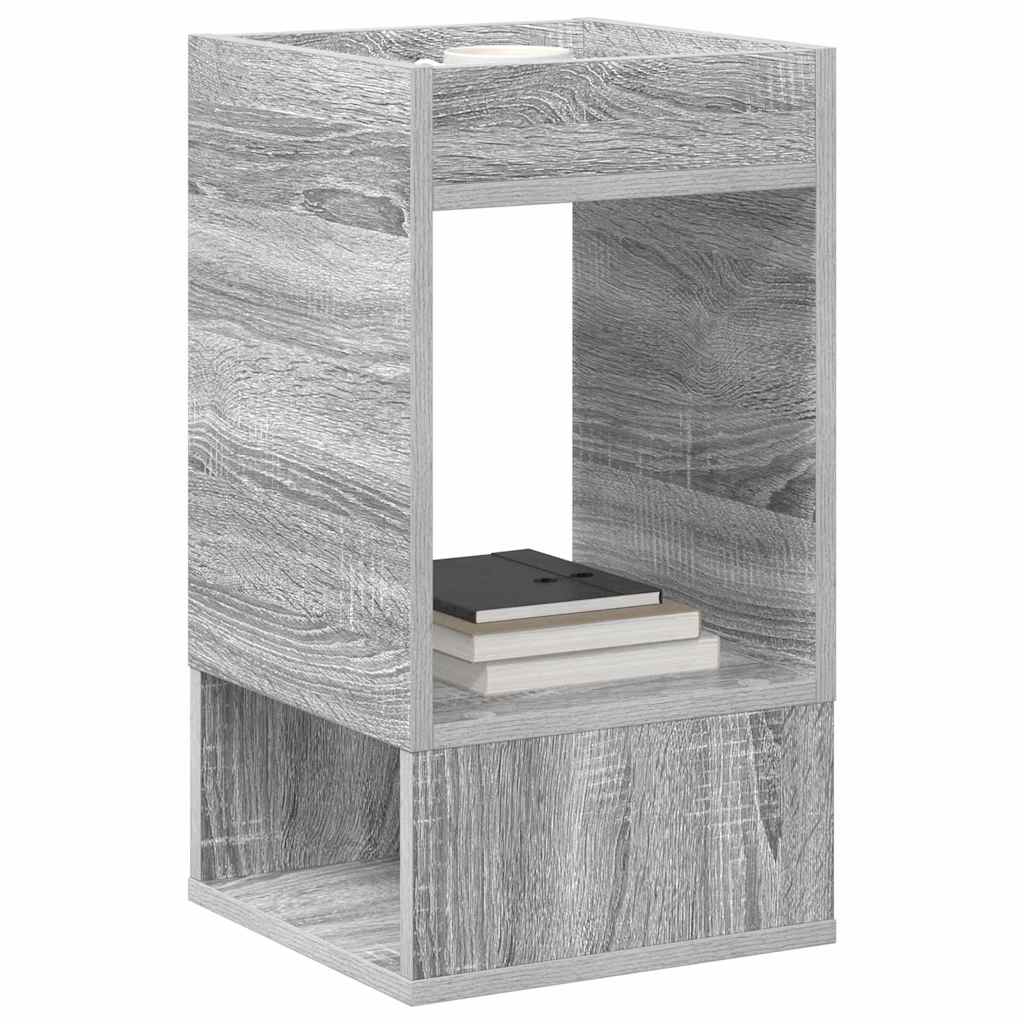 Beistelltisch Graues Sonoma 30 x 30 x 56 cm Holzwerkstoff
