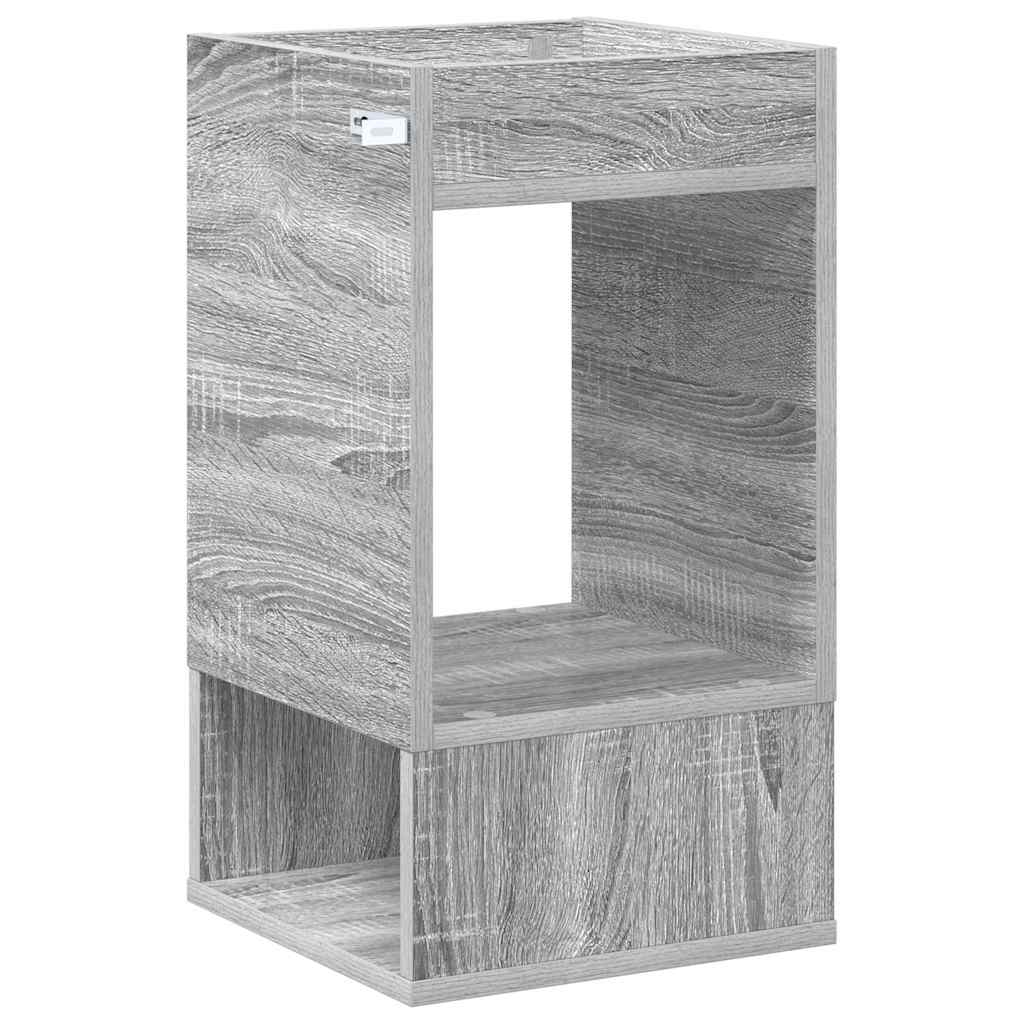 Beistelltisch 2 pcs Graues Sonoma 30 x 30 x 56 cm Holzwerkstoff