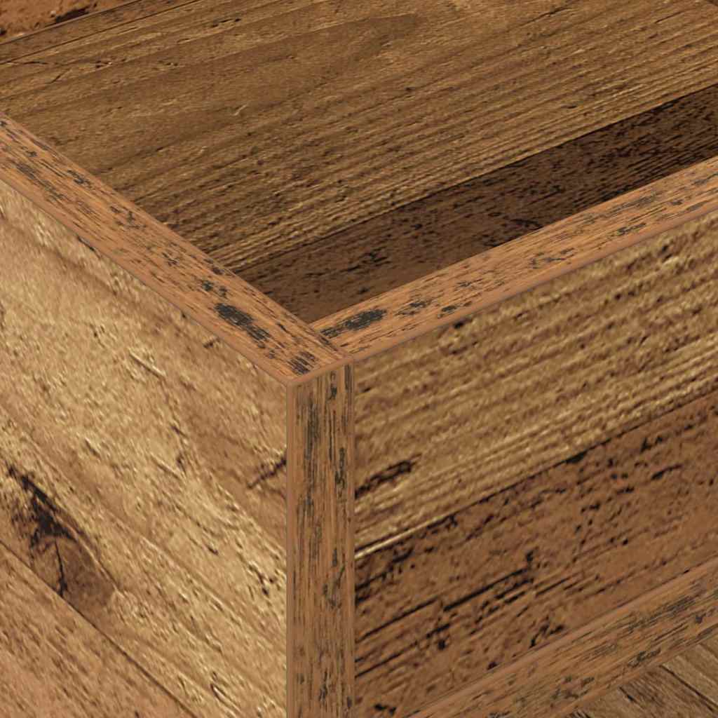 Beistelltisch 2 pcs Altholz 30 x 30 x 56 cm Holzwerkstoff