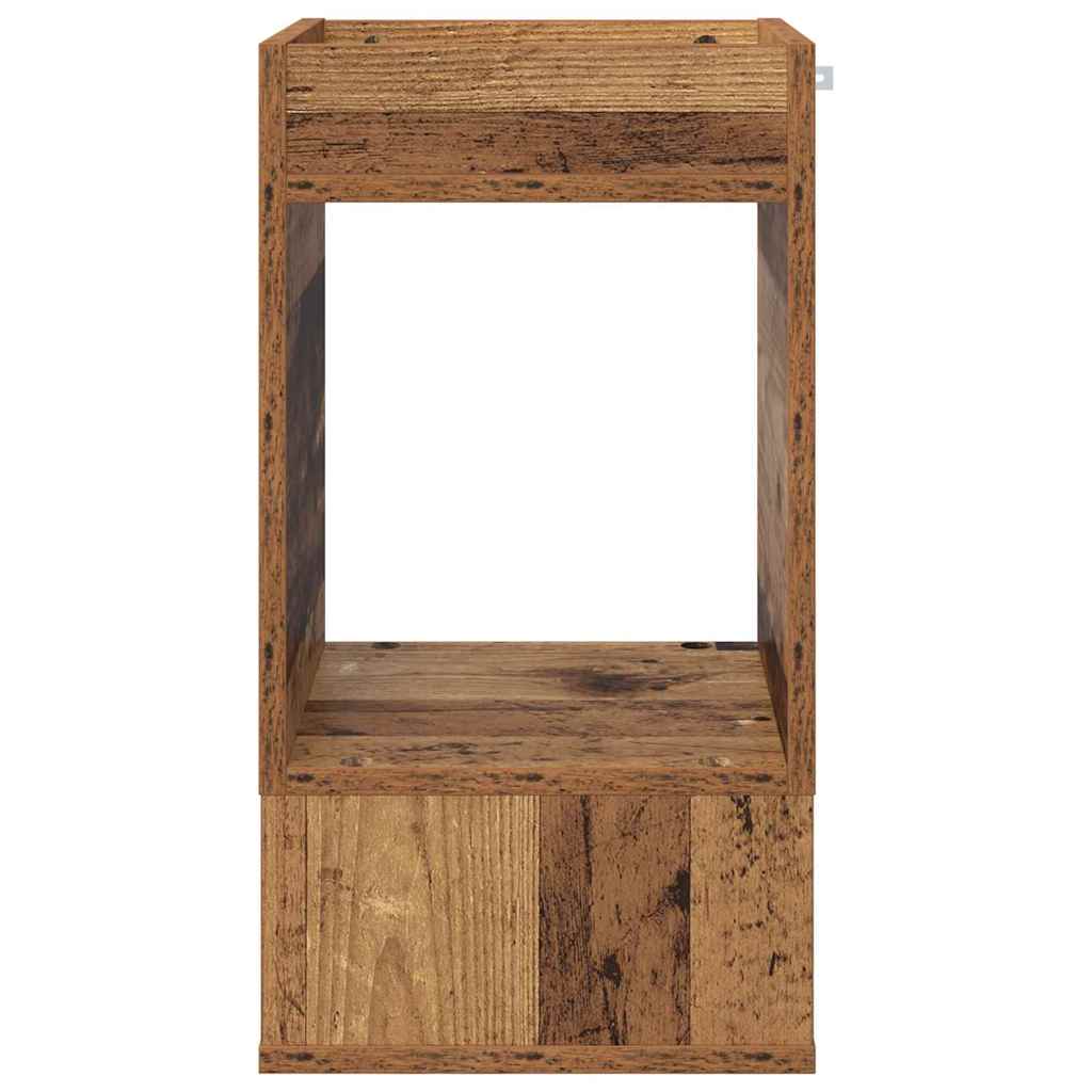 Beistelltisch 2 pcs Altholz 30 x 30 x 56 cm Holzwerkstoff
