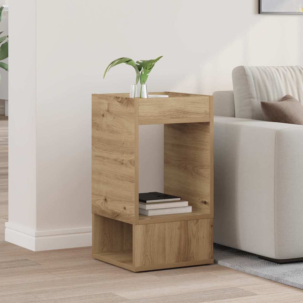 Beistelltisch Artisan-Eiche 30 x 30 x 56 cm Holzwerkstoff