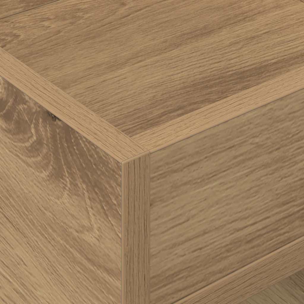Beistelltisch 2 pcs Artisan-Eiche 30 x 30 x 56 cm Holzwerkstoff