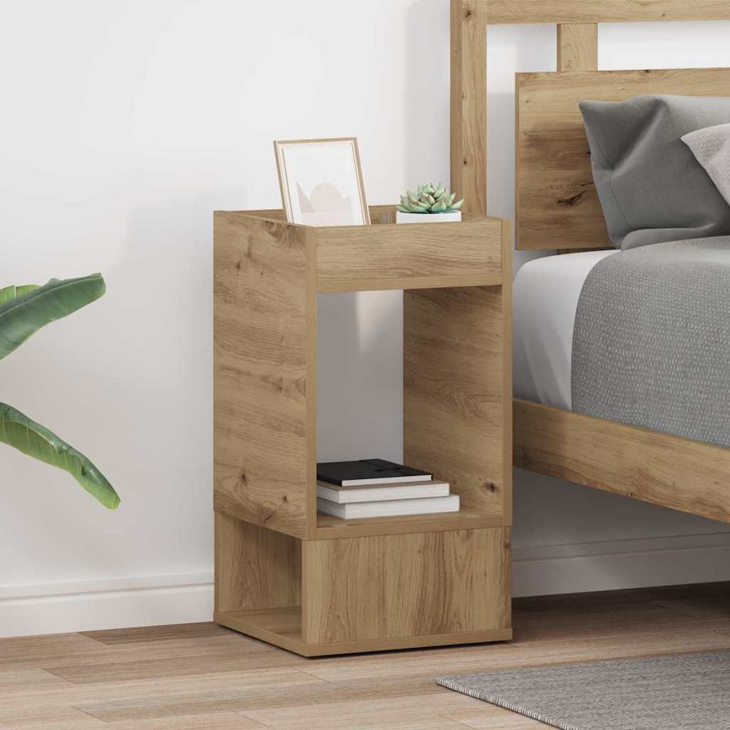 Beistelltisch 2 pcs Artisan-Eiche 30 x 30 x 56 cm Holzwerkstoff