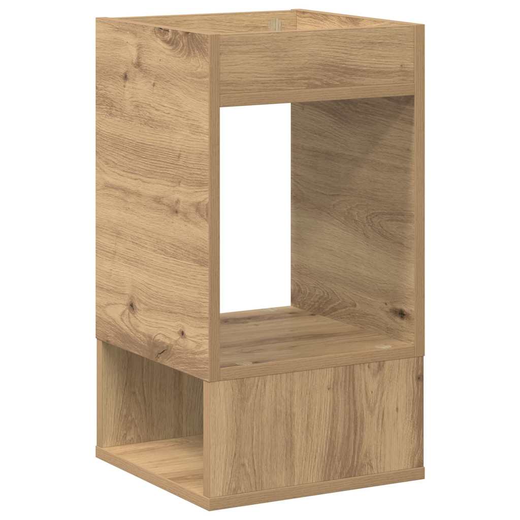 Beistelltisch 2 pcs Artisan-Eiche 30 x 30 x 56 cm Holzwerkstoff
