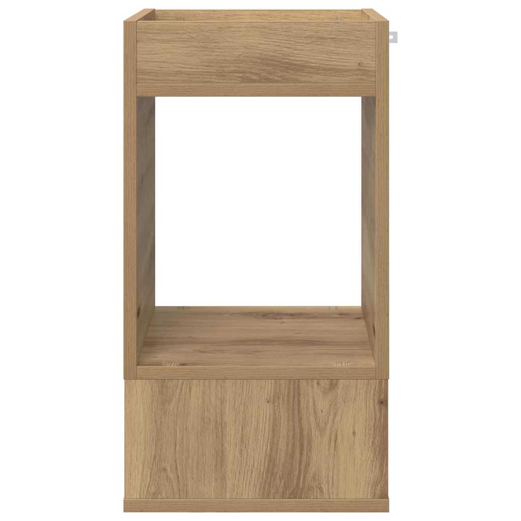 Beistelltisch 2 pcs Artisan-Eiche 30 x 30 x 56 cm Holzwerkstoff