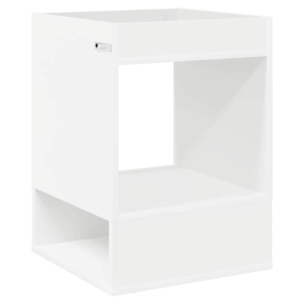Beistelltisch 2 pcs Weiß 40 x 40 x 56 cm Holzwerkstoff